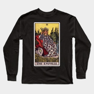 The Empress Tarot Card Long Sleeve T-Shirt